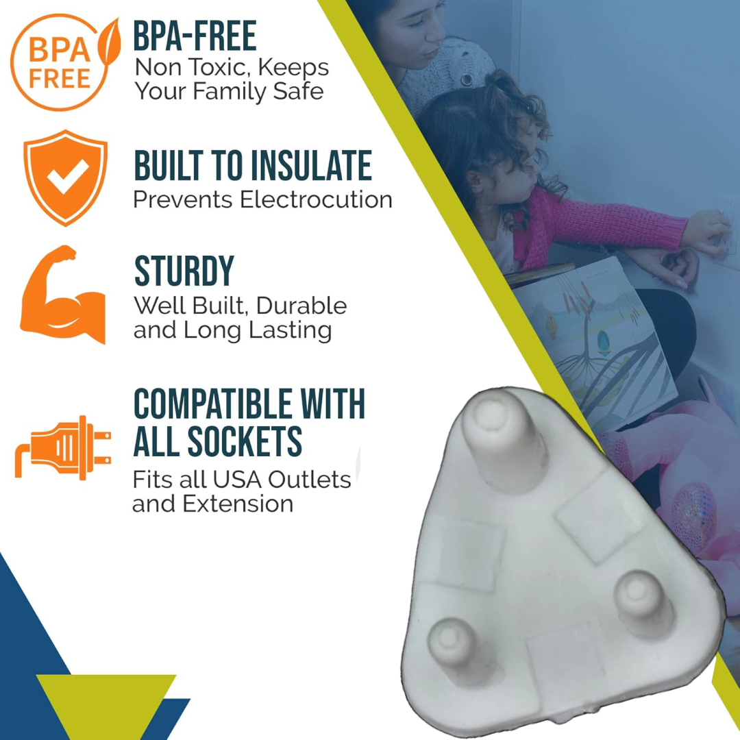 Safety Cover Guards for Electric Socket Plug (Big)
