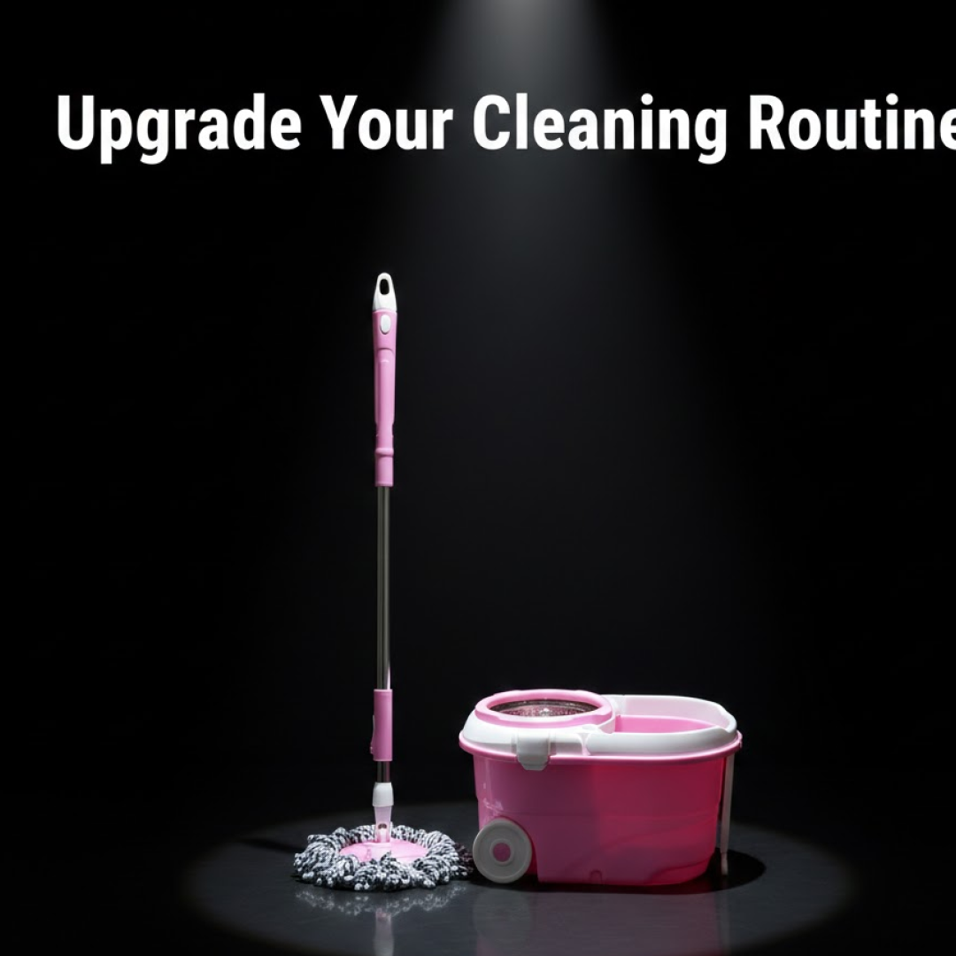 Spin Mop with Bucket for Floor Cleaning - Magic Mop Set