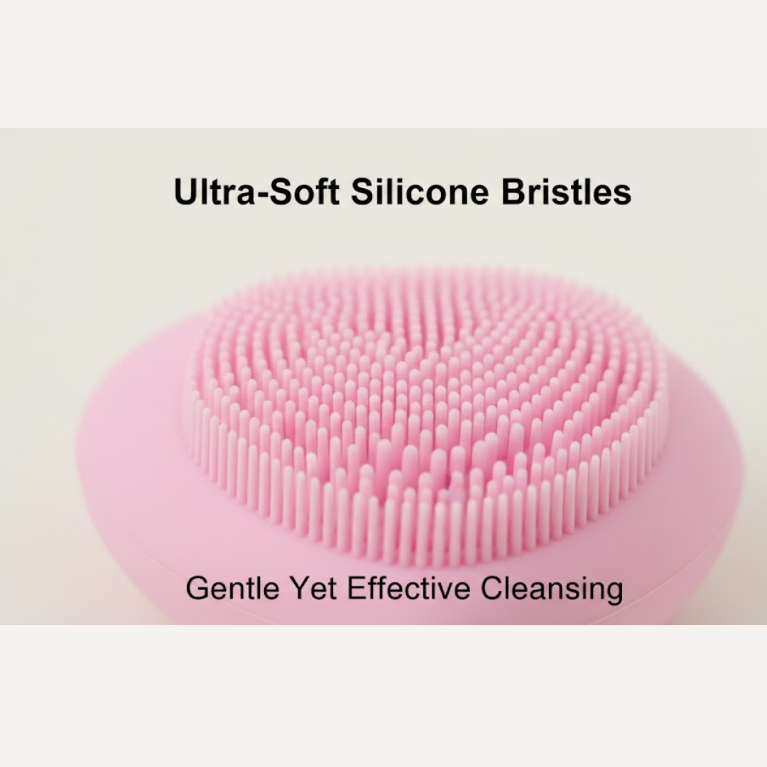 Heart-Shaped Silicone Face Wash Brush – Facial Cleansing Scrubber for Women