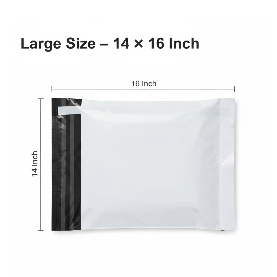 POD pouch Secure Tamper Proof Courier Bags,100 pcs (14 x 16 Inch)