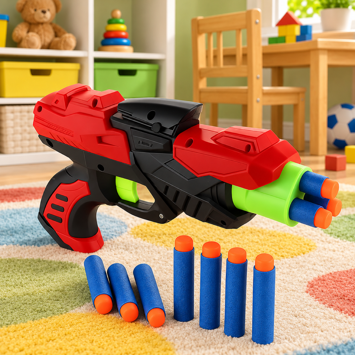 19477 x launcher soft bullet gun toy