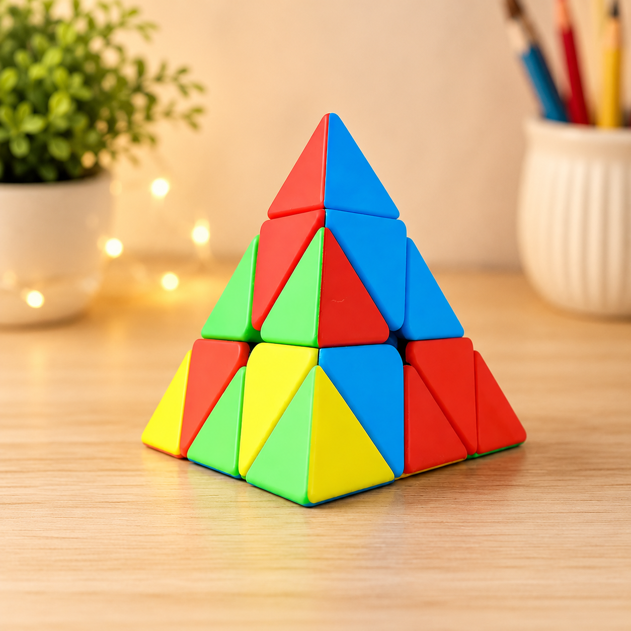 Triangle Puzzle Cube – Fast & Smooth Brain Teaser Toy