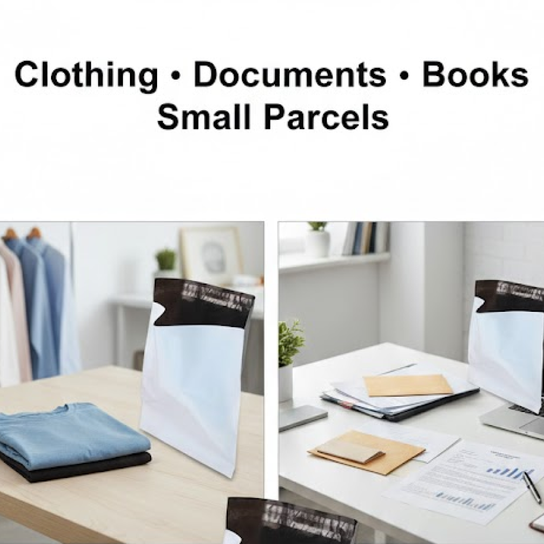 POD pouch Secure Tamper Proof Courier Bags,100 pcs (14 x 16 Inch)