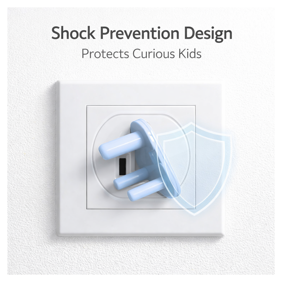 Safety Cover Guards for Electric Socket Plug (Small)