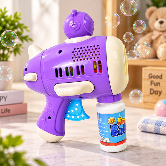 Bubble Gun Toy – Automatic LED Leak-Proof Fun for Kids | Aditi