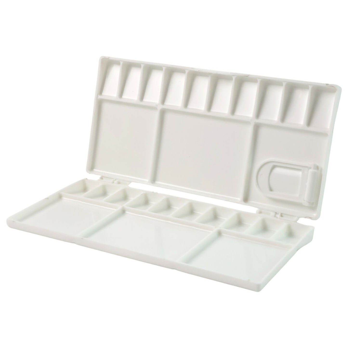 Khyati Colour Mixing Plate – Rectangle Box Small Folding Paint Palette with Lid