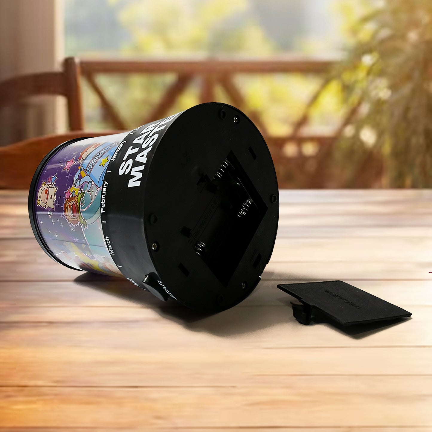 एलईडी प्रोजेक्टर नाइट लाइट अद्भुत लैंप, 3 बैटरी संचालित लैंप, संगीत समारोह के साथ रोटेशन, बच्चों के बेडरूम के लिए मास्टर होम सजावट रात रोमांटिक उपहार (बैटरी शामिल नहीं / 1 पीसी)