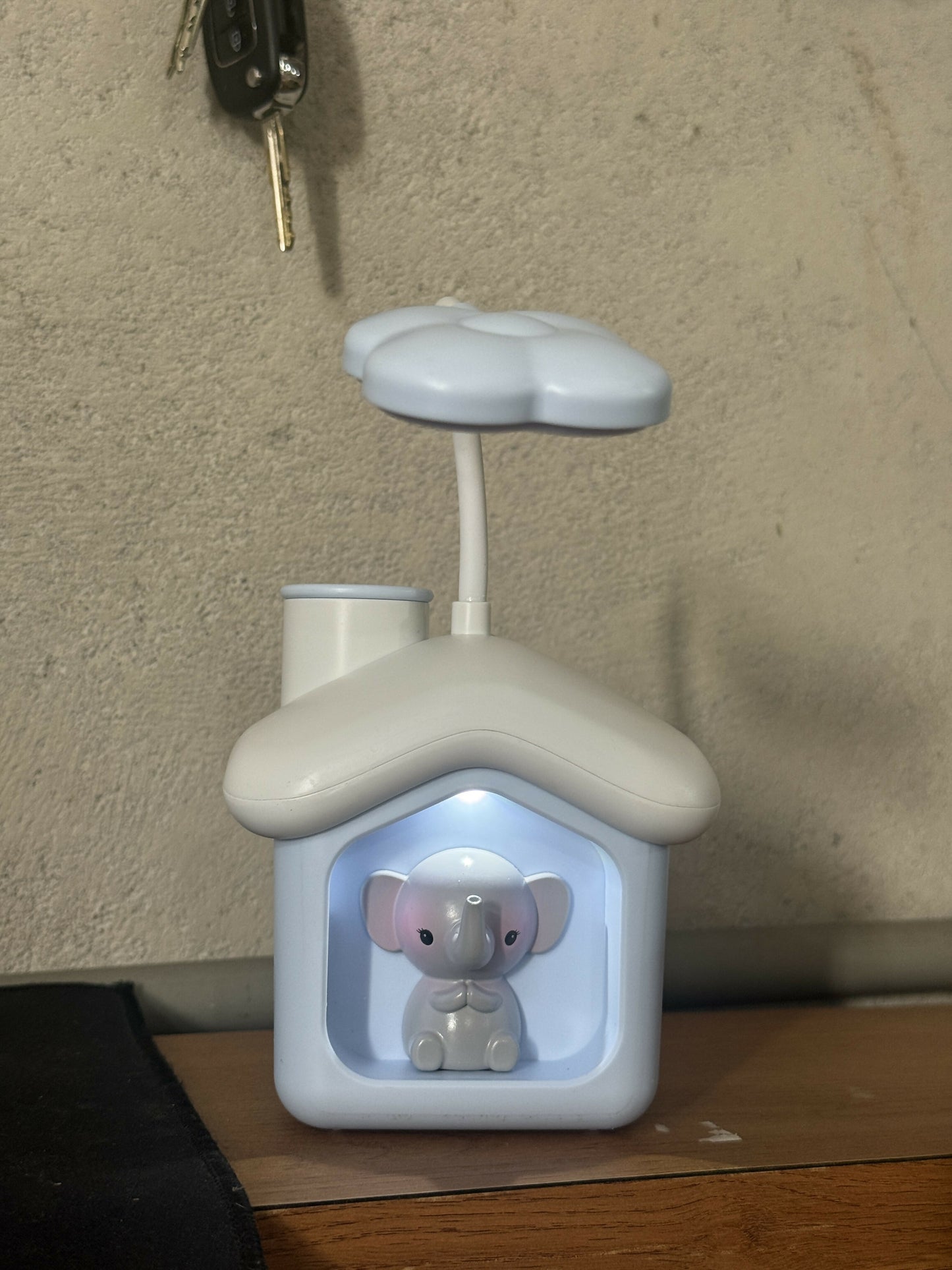 LED Desk Lamp with Piggy Bank, Study Night Light for Bedroom & Tabletop