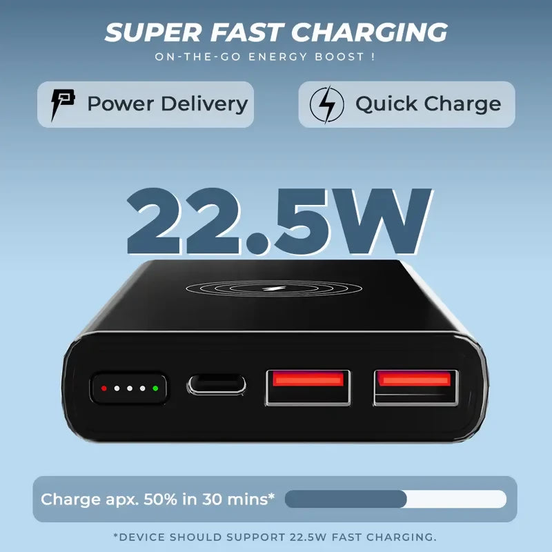 10000MAz Wireless Charging Powerbank