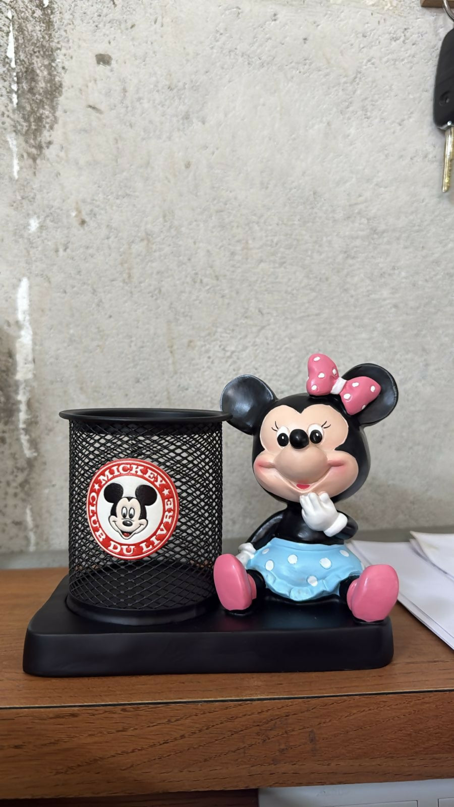 Superhero Style Pen Holder with Cartoon Figure Desk Organizer (Design may vary)