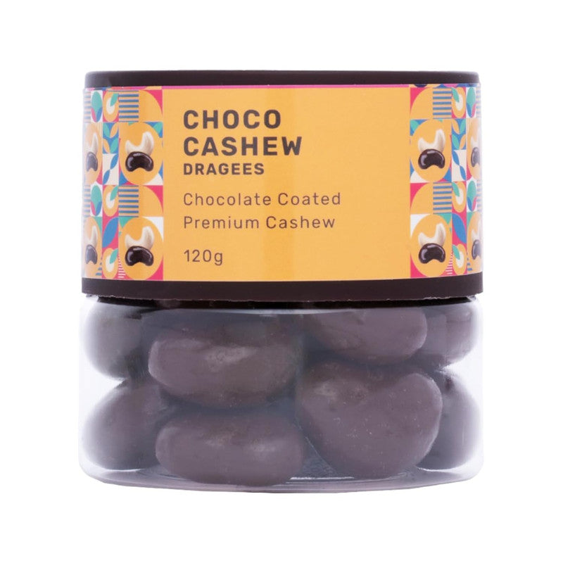 Oracle Nuts & Berry Premium Choco Cashew Dragees Chocolate Coated Crunchy Cashew Nuts (120gm)