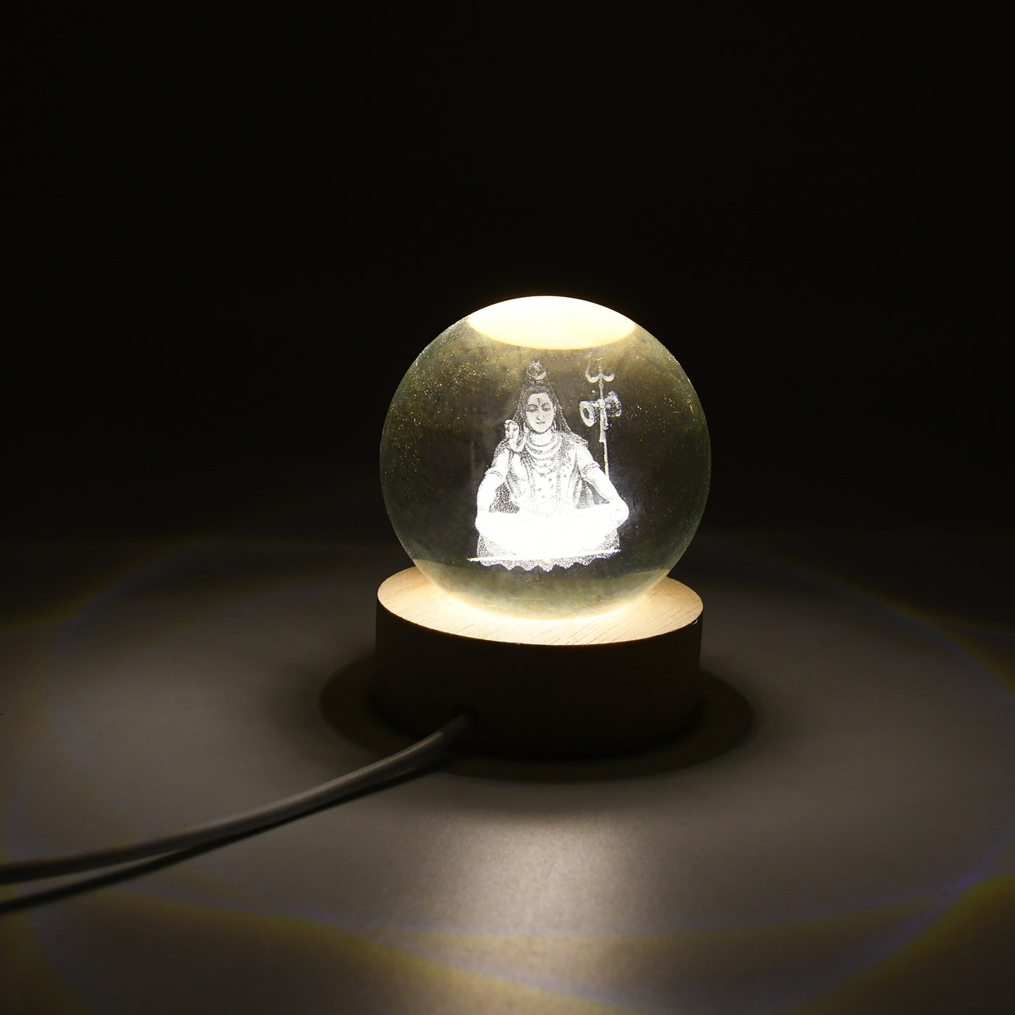 3D Crystal Ball lamps for Bedroom 3D Lamps for Home Decoration 3D Crystal Ball Night Light Gifts for Women Gifts for Men Room Decor Items for Bedroom for Friend and Family (1 Pc)