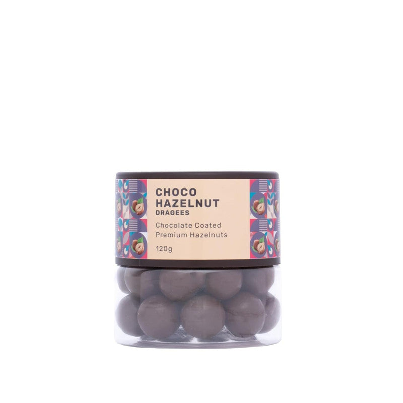 Oracle Nuts & Berry Choco Hazelnut Dragees – Chocolate Coated Premium Hazelnuts (120gm)