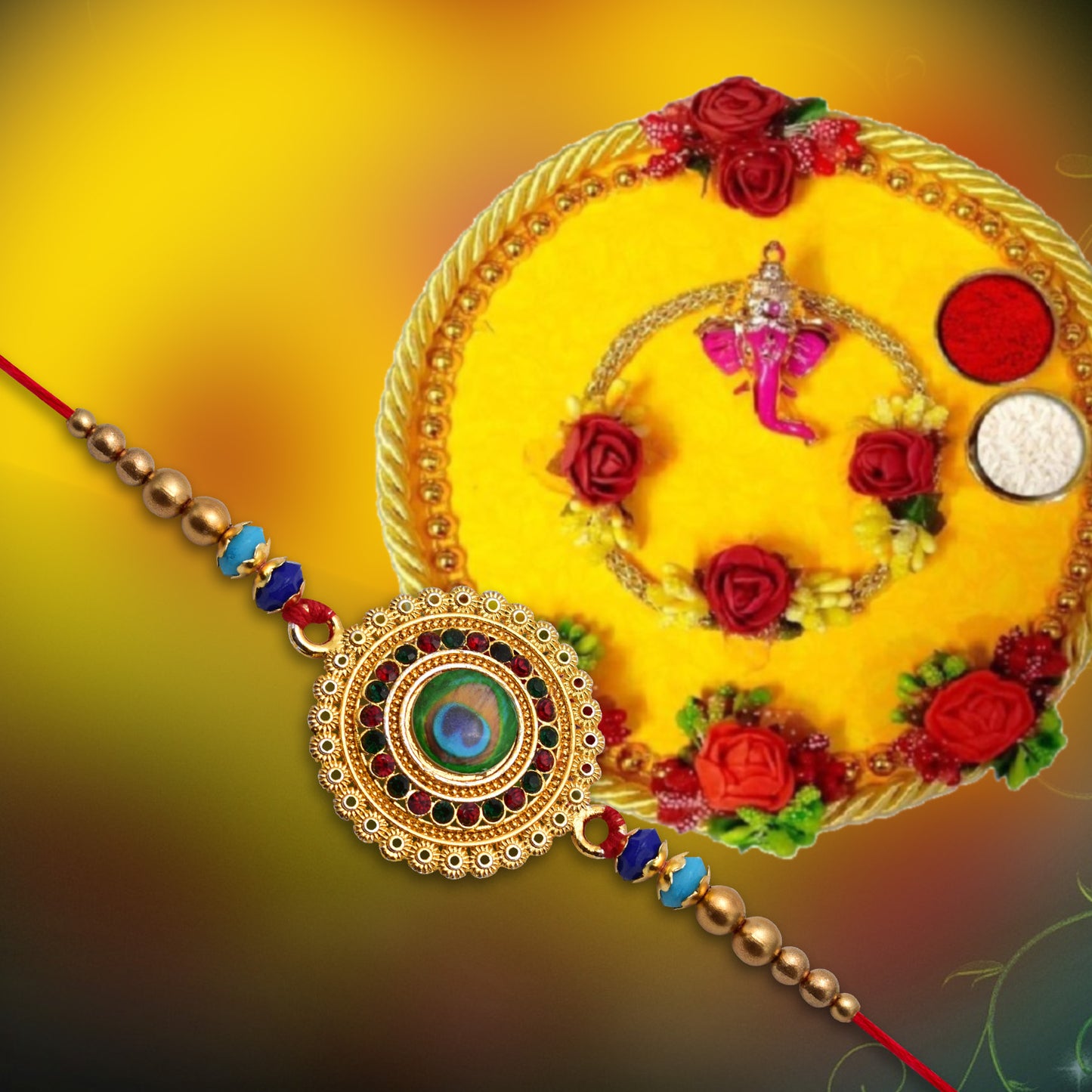 Flower Rakhi