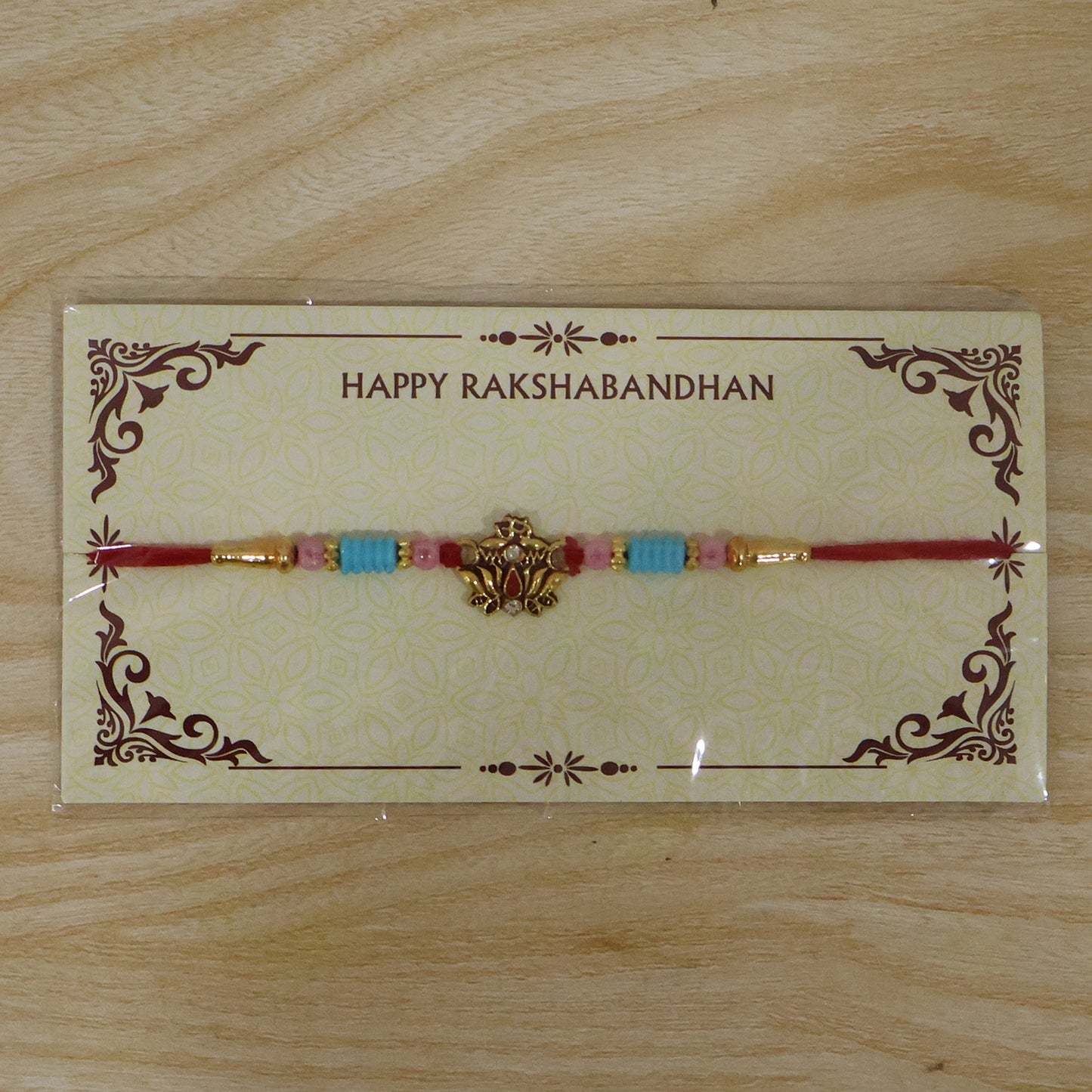 Durable construction of designer Rakhi