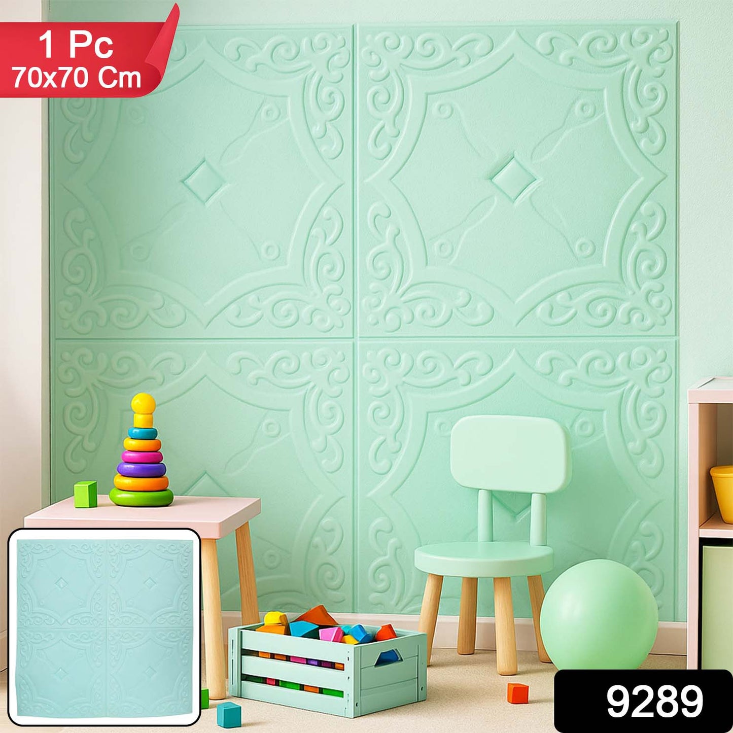Wallpaper 3D Foam Wallpaper Sticker Panels (70 x 70 Cm / 1 Pc)