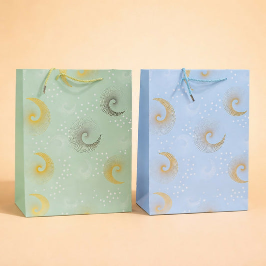 Premium Swirl Design Gift Bag with Handle Paper Carry Bag