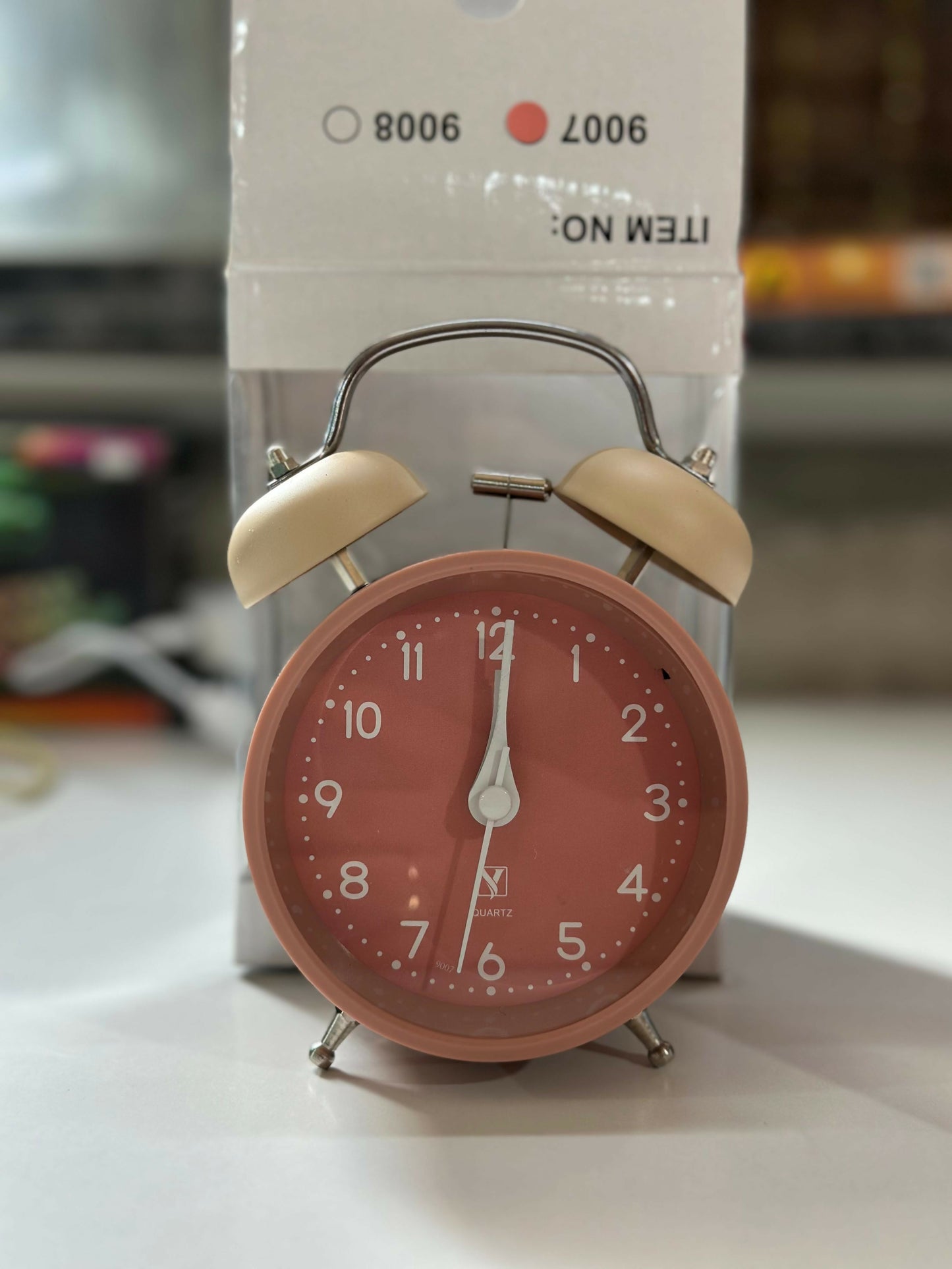 Retro Twin Bell Metal Alarm Clock for Bedroom | Loud Alarm | Quartz Table Clock