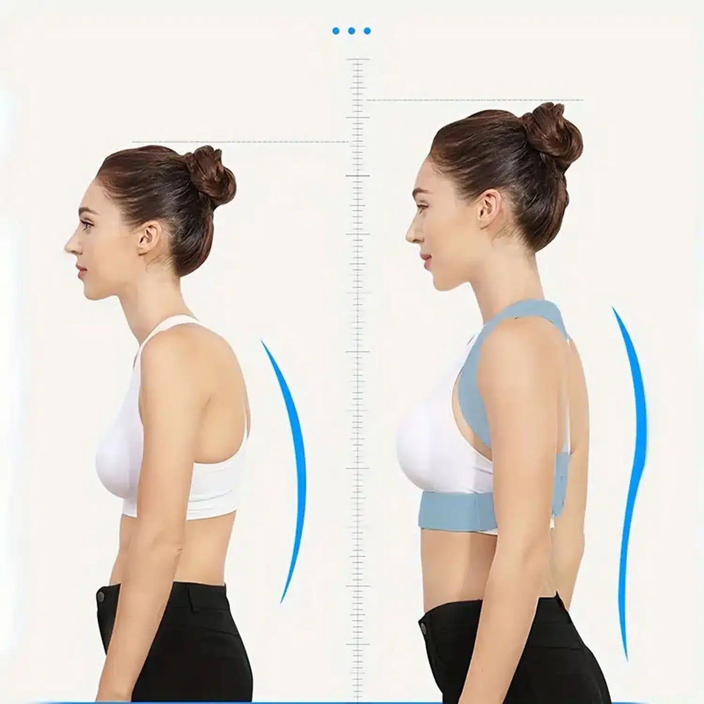 Home workout posture belt