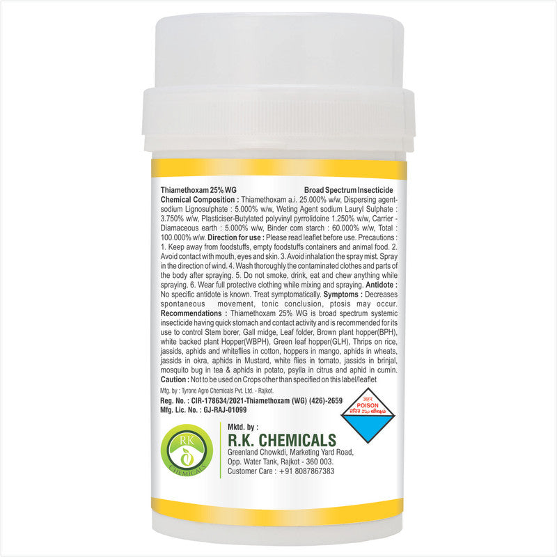 AgriVenture THI SILVER ( Thiamethoxam 25% WG ) Broad Spectrum Systemic Insecticide