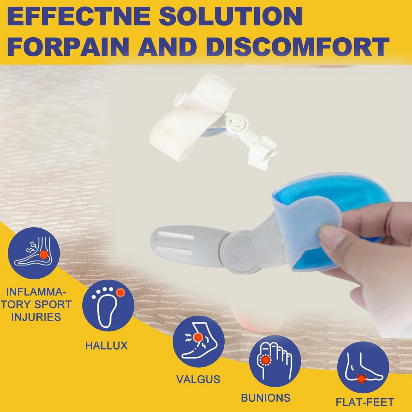 बूनियन सपोर्ट स्प्लिंट। वैल्गस और बूनियन वैल्गस, करेक्टर, हॉलक्स वैल्गस करेक्टर, पुरुषों और महिलाओं के लिए एडजस्टेबल बूनियन वैल्गस प्रोटेक्टिव कवर