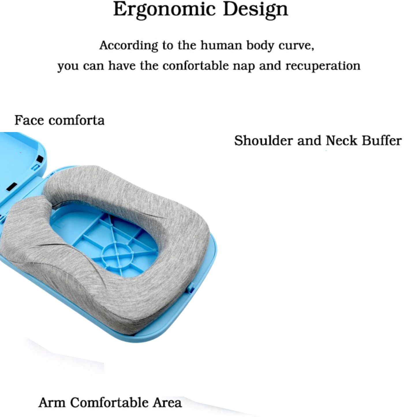 सॉफ्ट नैप डोनट पिलो | फोल्डेबल किड्स हेड डेस्क पिलो | स्लो रिबाउंड डेस्क नैप पिलो ऑफिस, स्कूल, लाइब्रेरी, आउटडोर के लिए ले जाने में आसान