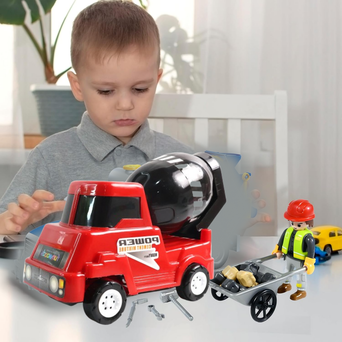 kids building truck toy