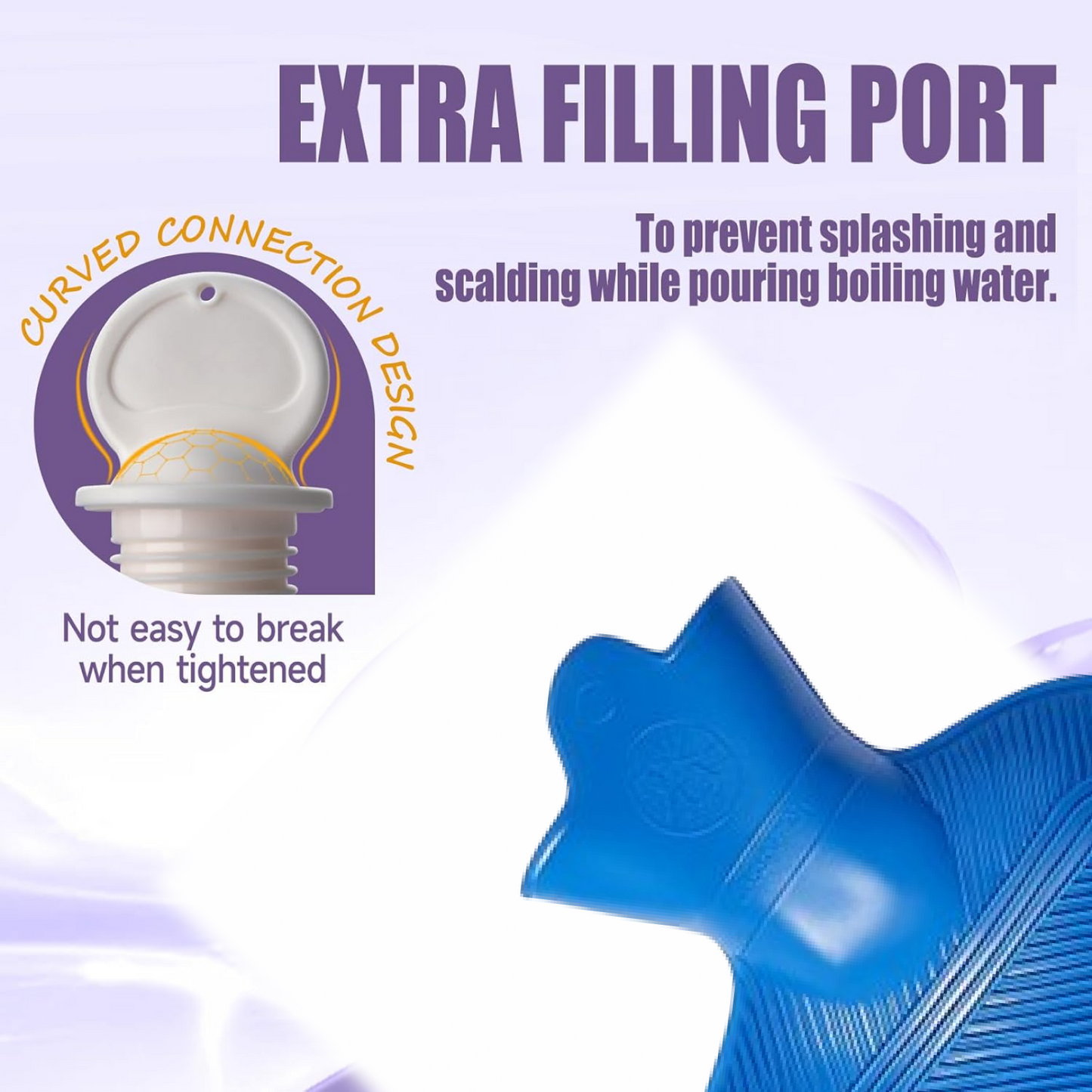 दर्द से राहत के लिए (छोटा) रबर गर्म पानी हीटिंग पैड बैग