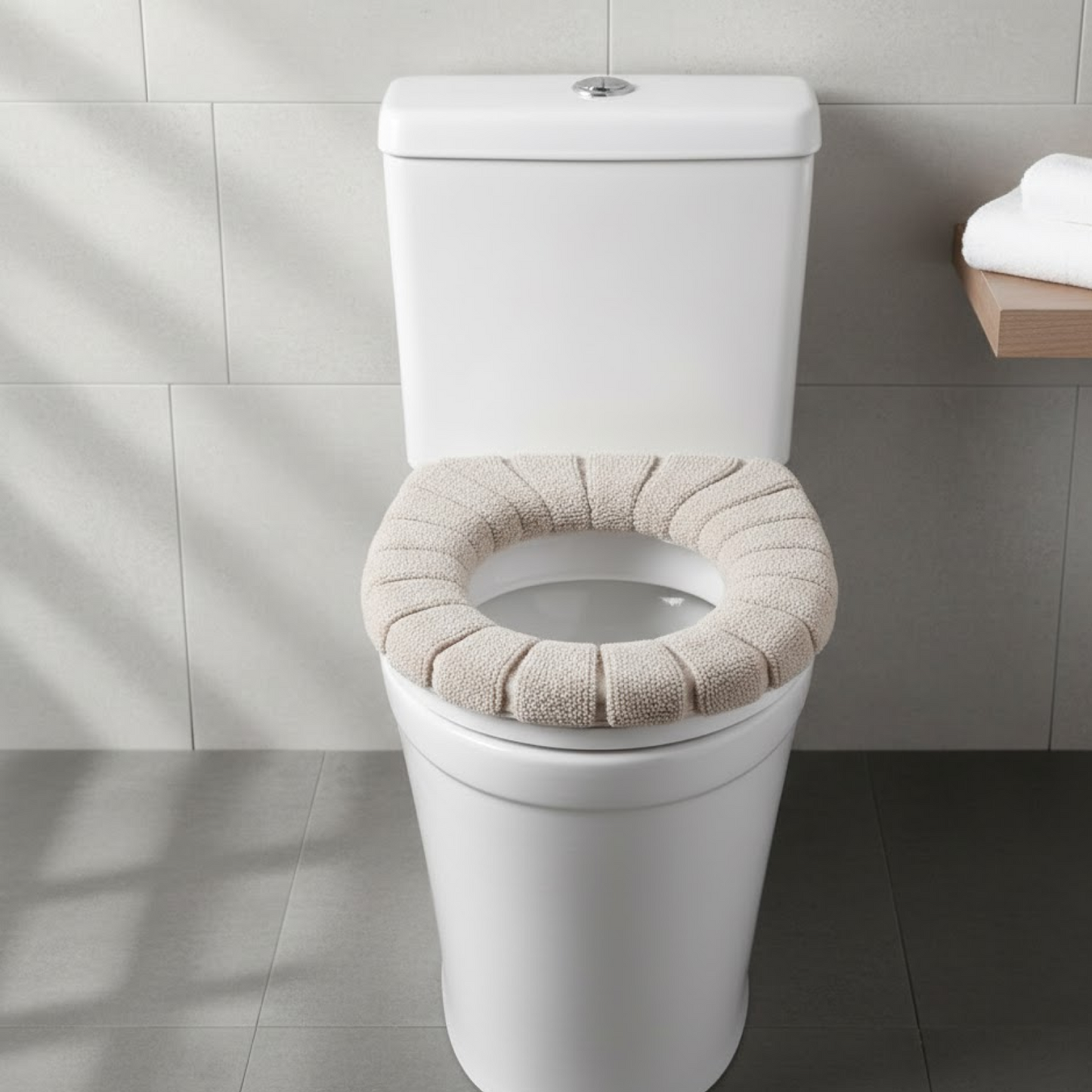 सर्दियों में आरामदायक सॉफ्ट टॉयलेट सीट मैट कवर पैड कुशन आलीशान