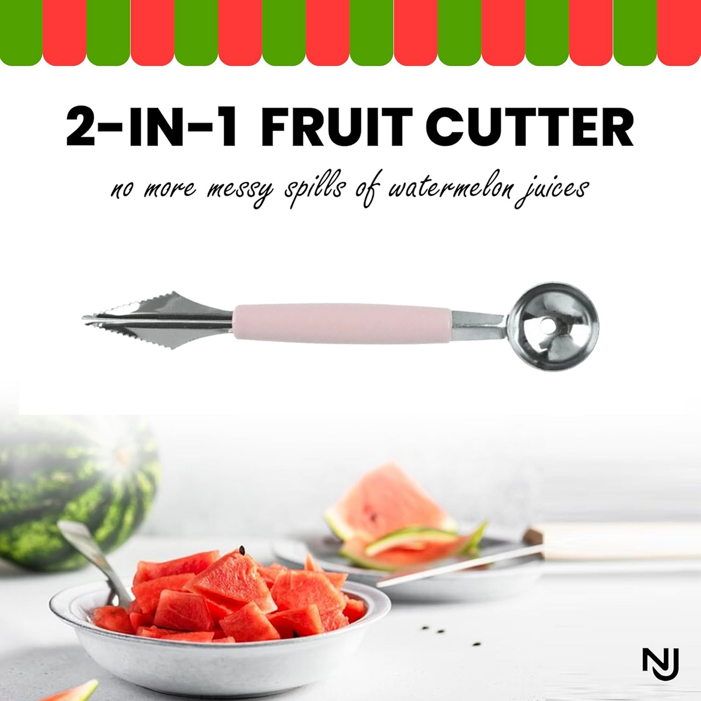 Multifunctional Fruit scooper & peeler Garnish Kit