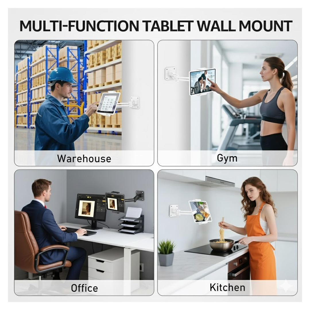 Slim Tablet Mobile Stand Adjustable Foldable Tablet Stand Scaffold (1 Pc)