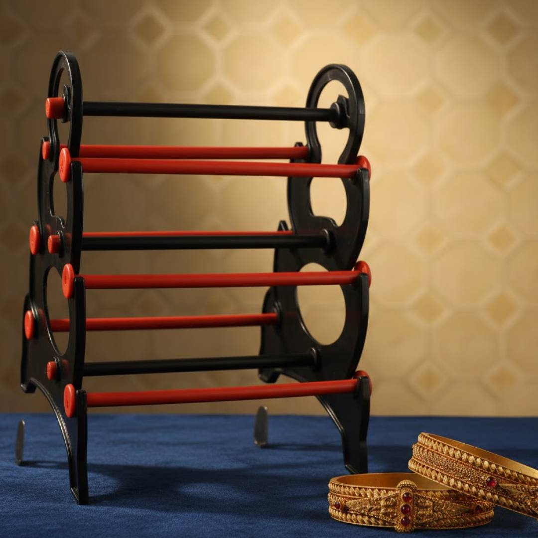 चूड़ी स्टैंड 3 स्टेप चूड़ी स्टोरेज ऑर्गनाइज़र डिस्प्ले और घर के लिए उपयुक्त