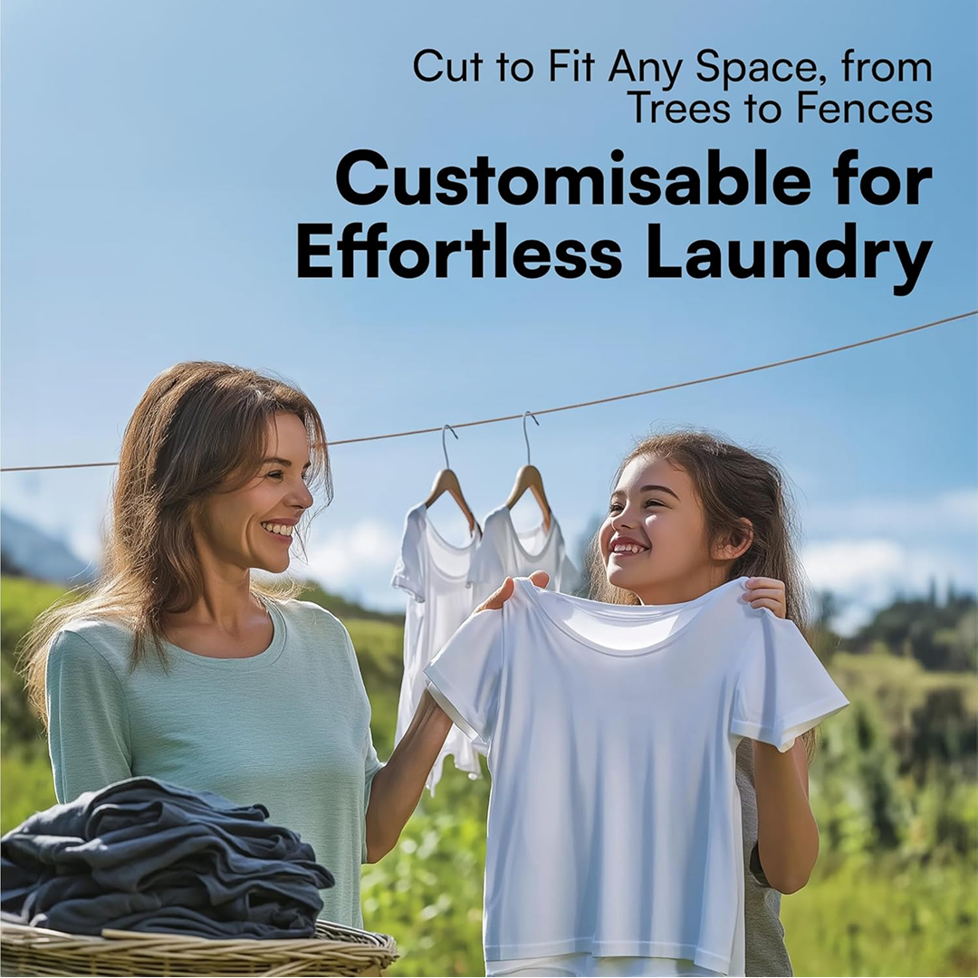 कपड़ा सुखाने का तार उच्च गुणवत्ता वाले कृषि और बागवानी उपयोग तार (25 मीटर)