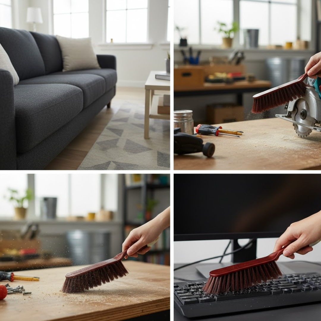 4864 કારની બેઠકો, કાર્પેટ, સાદડીઓ, બહુહેતુક ઉપયોગ માટે ડસ્ટર બ્રશની સફાઈ