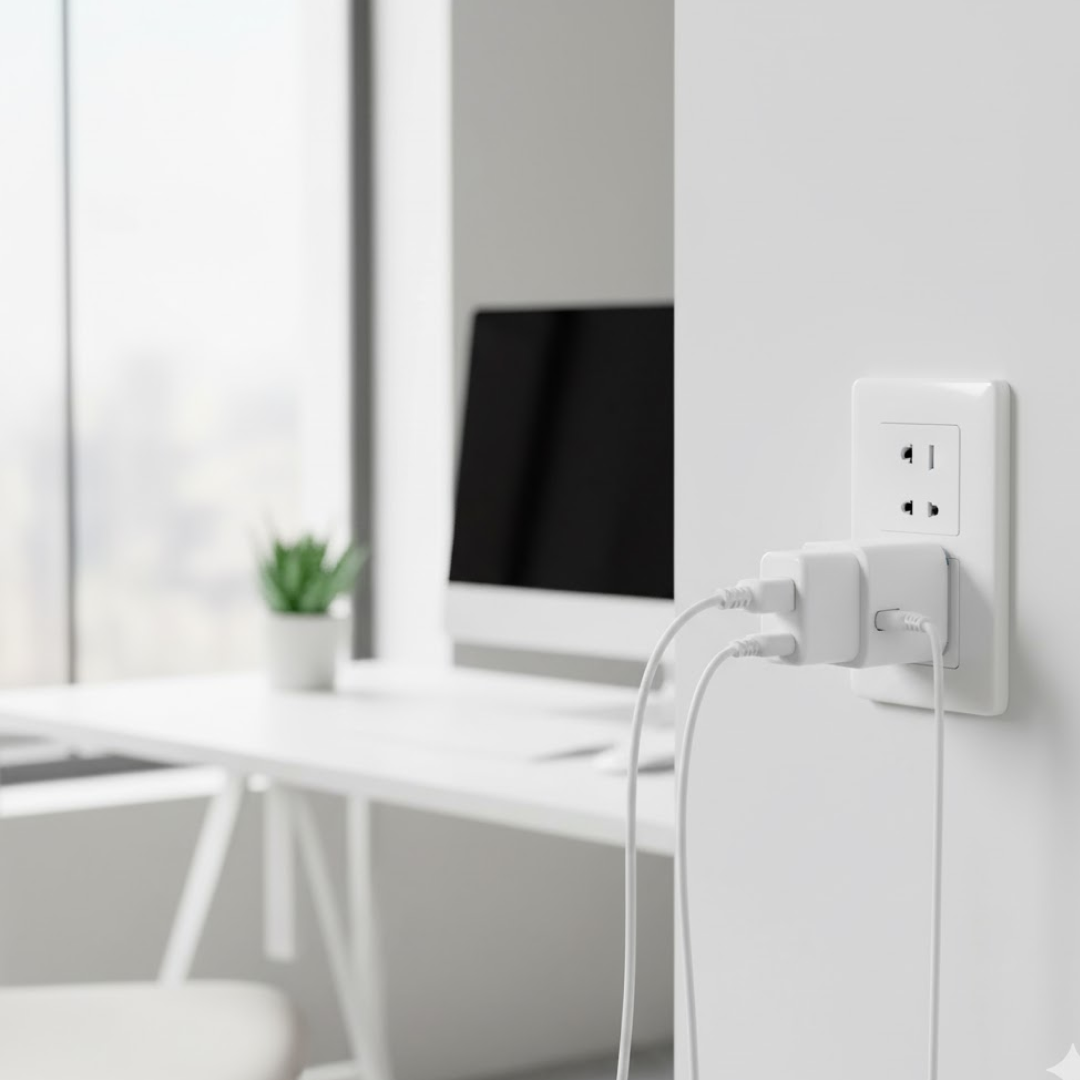 5-Way 2 Pin Multi-Plug Socket / Converter (1 Pc)