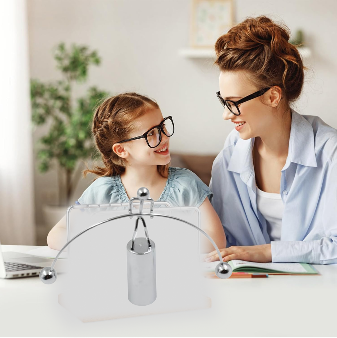 Mini Steel Balance Toy Newton Cradle Pendulum Desk Metal Decoration for Home Crafts