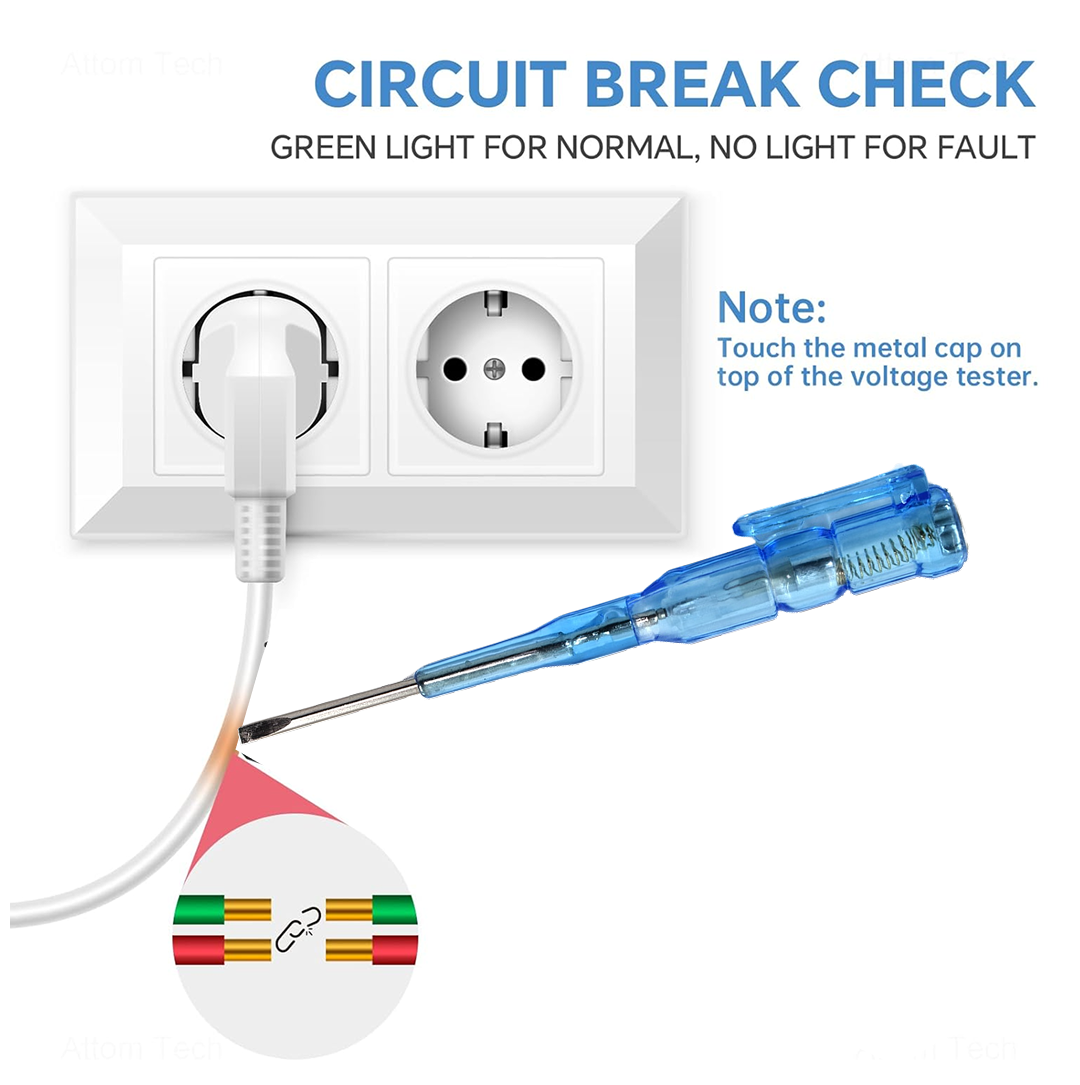 Metal Linemen Tester Screwdriver
