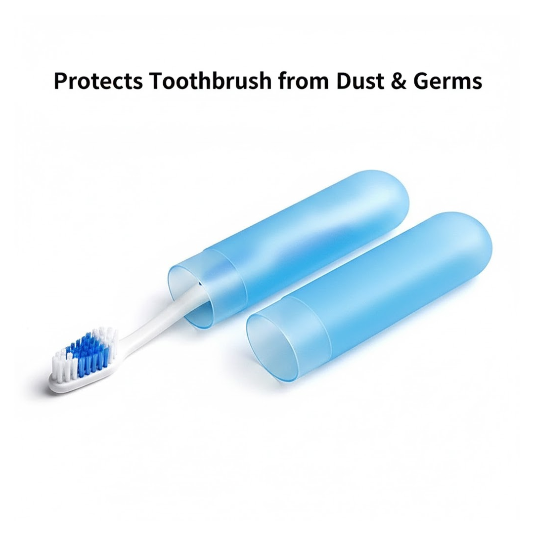 Plastic Hygienic Toothbrush Travel Portable Case