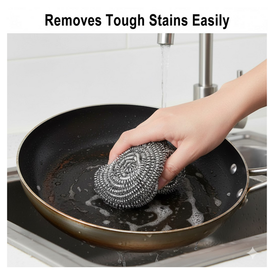 Stainless Steel Kitchen Scrubber (1 pc)