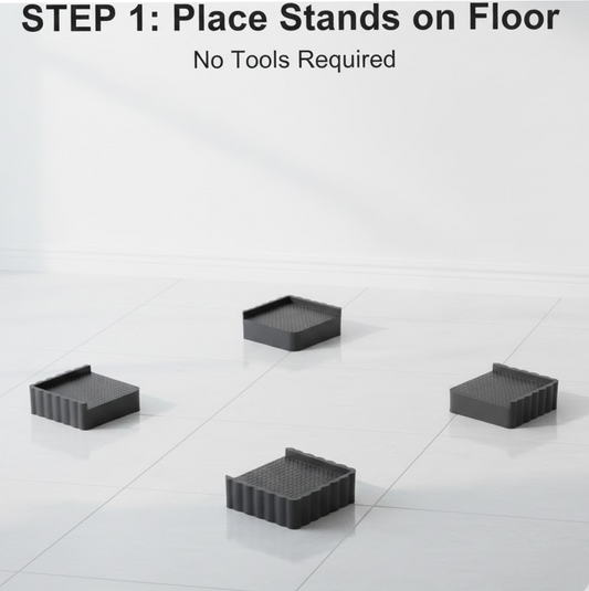 Refrigerator base Stand 4pcs, Washing Machine Stand, Furniture Base Stand, Fridge