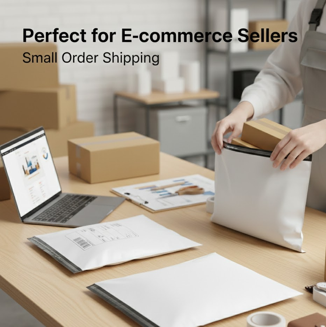 Tamper Proof Courier Bags(6.5X08 PLAIN 180 POD M1) - 100 pcs