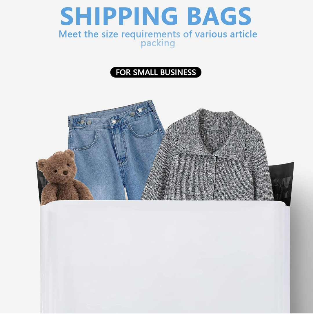 Tamper Proof Courier Bags(6.5X08 PLAIN 180 POD M1) - 100 pcs