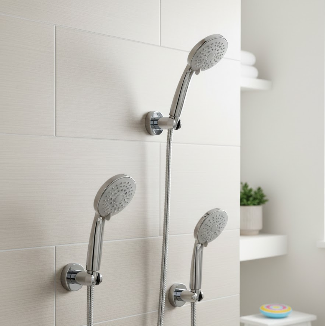 Adjustable Hand Shower Holder with Fixing Screws Adjustable Bracket for Bathroom