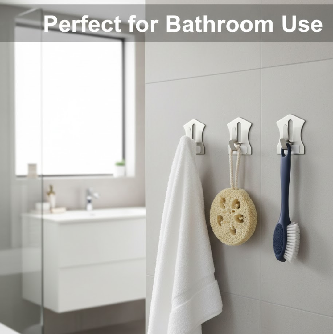 18-Piece Stainless Steel Wall Hooks: Organize Your Home Effortlessly