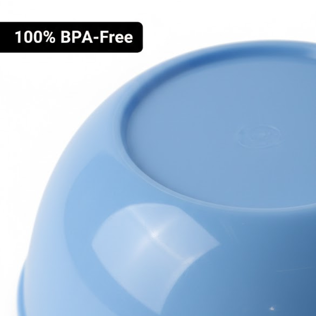 BPA Free Plastic Bowl Set for Cereal Salad Rice Soup Pasta Snack 3 Pc