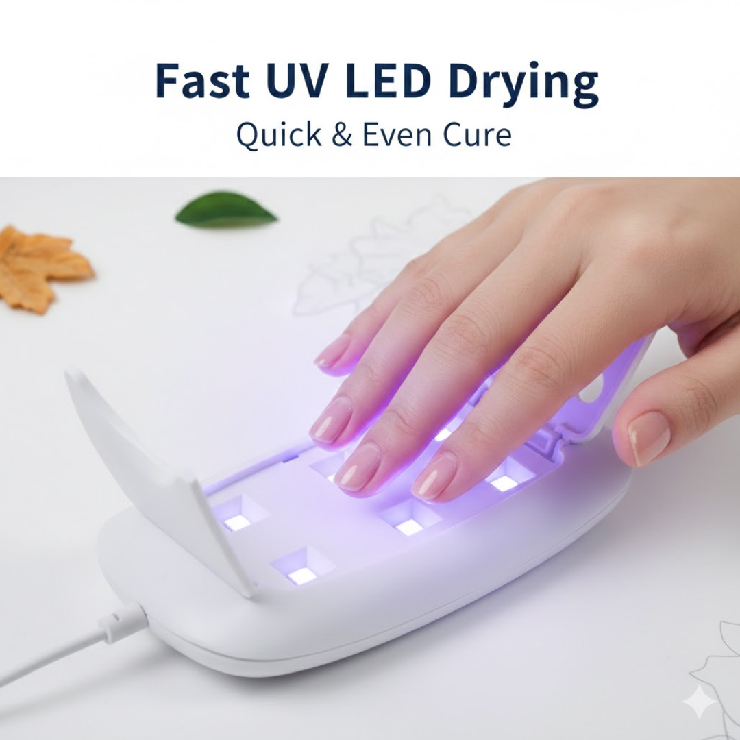 UV LED Lamp Nail Dryer Mini Portable Nail Lamp Professional (1 Pc)