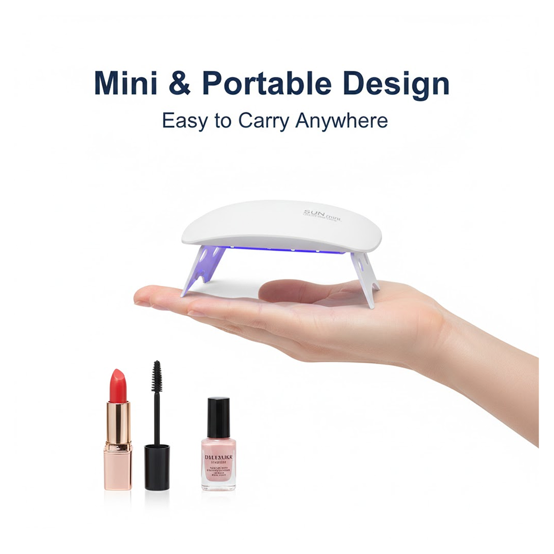 UV LED Lamp Nail Dryer Mini Portable Nail Lamp Professional (1 Pc)