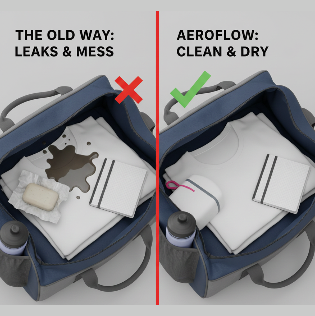 Stylish & Leak-Proof Travel Soap Box (1 Pc)