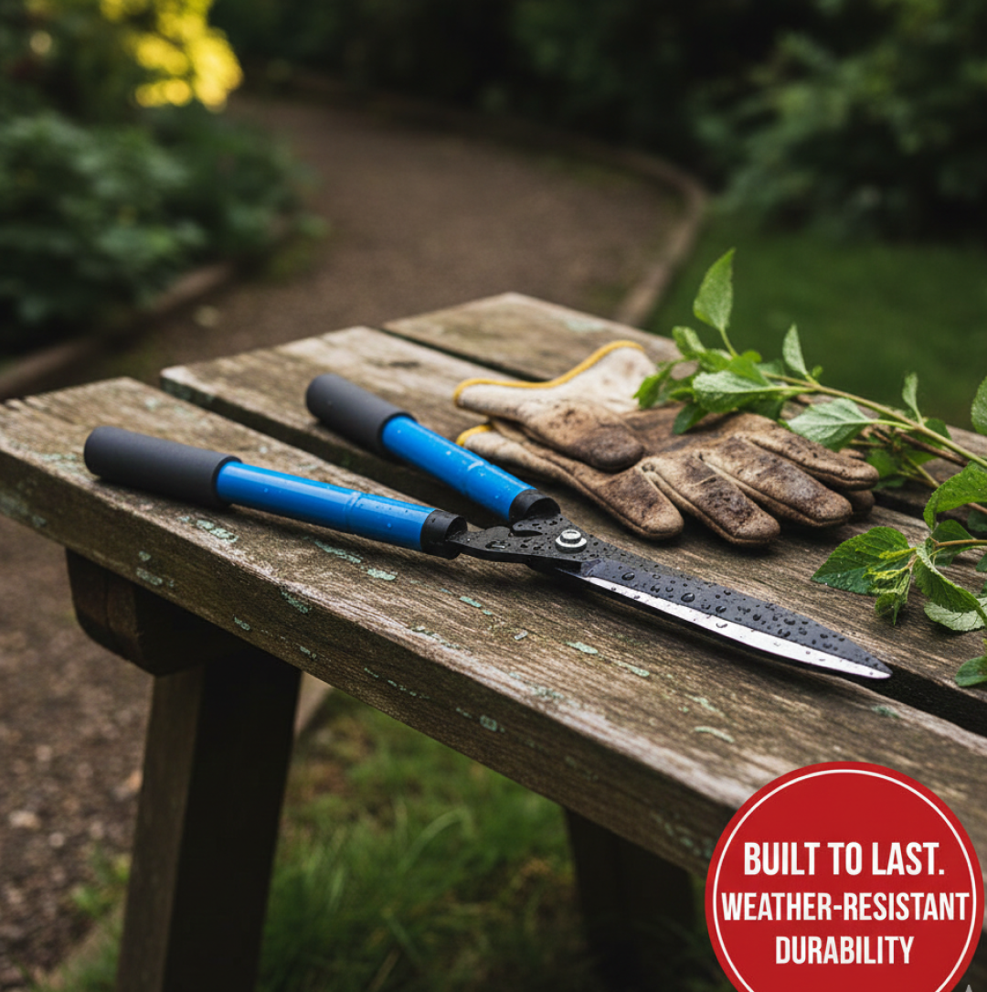 Gardening Tools - Duty Hedge Shear Adjustable Garden Scissor with Comfort Grip