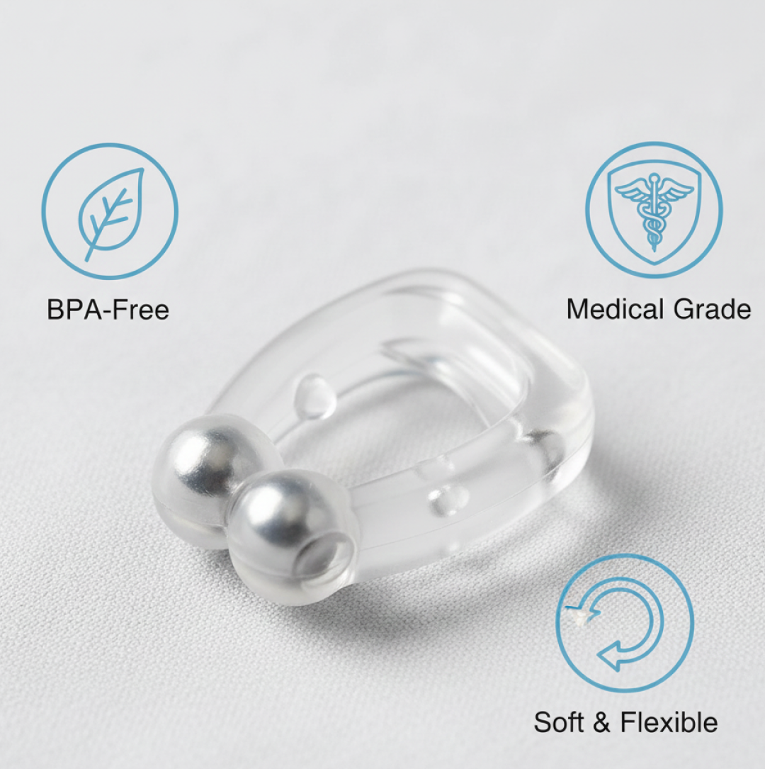 Anti-Snore Nose Clip (Silicone, 1 Pc)